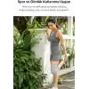 Bambu Sporcu Dizliği, 2li Paket (Sağ & Sol), 4 Yönlü Kompresyon, Nefes Alabilir Esnek Örgü Kumaş, Unisex Günlük ve Spor Dizliği, Gri, Standart Beden