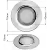 Gider süzgeci, duş süzgeci, lavabo süzgeci, duş gider süzgeci, saç süzgeci, lavabo, gider süzgeci, lavabo, gider süzgeci, duş, paslanmaz çelik, çap 7,8 cm, 2 adet