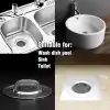 Gider süzgeci, duş süzgeci, lavabo süzgeci, duş gider süzgeci, saç süzgeci, lavabo, gider süzgeci, lavabo, gider süzgeci, duş, paslanmaz çelik, çap 7,8 cm, 2 adet