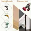 AEE® 11 Parça Buat Açma Panç Seti Duvar Ahşap Plastik Kartonpiyer Daire Delik Açma Aparatı Aleti Matkap Ucu Delici Testere