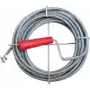 Kanal Açma Teli, 9 mm Kalınlık, Dayanıklı Metal Tel, Lavabo ve Gider Borusu Açacağı, Tıkanıklık Giderici, Spiral Tel, Ergonomik Sap, Kolay Kullanım, Lavabo, Tuvalet, Banyo, Küvet Açıcı (5 M)