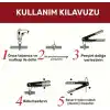Perçin Tabancası 4 Uçlu Profesyonel Set – 2.4/3.2/4.0/4.8 mm Başlık + 40 Adet Alüminyum Perçin + Anahtar | Metal, Plastik ve Deri Delme & Sabitleme Aracı