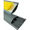 1m Kendinden Yapışkanlı 50x12mm Gri Balık Sırtı Kablo Kanalı (1 Metre)