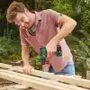 Bosch Home and Garden EasyDrill 18V-40 akülü vidalama makinesi (ahşap, metal ve plastik üzerine vidalama veya delme; 18 Volt sistem; 1 x akü 2,0 Ah; çanta içinde)
