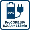 Bosch Professional Accessories 2607226252 Multivolt Hızlı Şarj Cihazı Gal 18V-40 (Üniversal, Tüm 18 V Aletler Ile Kullanım için, Aksesuar Akü)