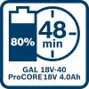 Bosch Professional Accessories 2607226252 Multivolt Hızlı Şarj Cihazı Gal 18V-40 (Üniversal, Tüm 18 V Aletler Ile Kullanım için, Aksesuar Akü)