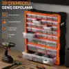 Süper Bag 39lu Mono Blok Çekmece Seti Büyük Boy Hobby Organizer Seti Vida Dübel Kutusu Takı Kutusu ASR6001