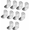 Orret Home 10’lu Metal Gönye Köşebent Seti – Deprem İçin Mobilya Sabitleyici L Demir, Dolap ve Raf Güçlendirme Ayağı, Dayanıklı Metal Köşebent Bağlantı Aparatı (30x35x35 Mm)