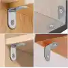 Orret Home 10’lu Metal Gönye Köşebent Seti – Deprem İçin Mobilya Sabitleyici L Demir, Dolap ve Raf Güçlendirme Ayağı, Dayanıklı Metal Köşebent Bağlantı Aparatı (30x35x35 Mm)