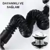 Koku Haşere önleyici banyo lavabo gider Borusu, kolay kurulum, genişletilebilir banyo ve lavaboları için lavabo uzatma borusu