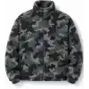 Oversize Peluş Erkek İçi Polarlı Tam Fermuarlı Sherpa Sonbahar Kış Kadın Polar Sweatshirt OVERSIZE-PELUS (Lacivert, M)