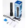 Philips SFL2124 250 Lümen 5W Led El Feneri Teleskopik Zoom Sos Modlu Metal Gövdeli Şarj Edilebilir Uzun Menzilli Flashlight
