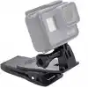 TELESIN Eyeon 360 derece döner sırt çantası tutucu klips kelepçe montaj 3 yollu ayarlanabilir tutma sapı sabitleyici GoPro Hero 2018 7 6 5 4 3/Session, Xiaomi YI, Akaso, Campark, Crosstour, Victure aksesuarı için