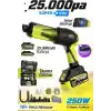 7Go 7Gab-04 25.000 Pa Şarjlı Araç Süpürgesi Ve Hava Üfleme Makinesi – 90.000 Rpm Fırçasız Motor, 2S