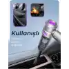 Ahv-02 Kablosuz Araç Içi Süpürge Mor | 21000Pa Güçlü Vakum | Fırçasız Motor | Üfleme & Vakum Ö