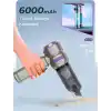 Ahv-02 Kablosuz Araç Içi Süpürge Mor | 21000Pa Güçlü Vakum | Fırçasız Motor | Üfleme & Vakum Ö