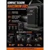 LS-99 Akü Takviye ve Hava Kompresörü 3750A Tepe Akımı, 150 PSI Lastik Şişirme, 19800mAh Powerbank, LCD Ekranlı Jump Starter, LED El Feneri, 12V Araçlar için Çok Fonksiyonlu Akü Destek Cihazı
