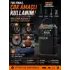 LS-99 Akü Takviye ve Hava Kompresörü 3750A Tepe Akımı, 150 PSI Lastik Şişirme, 19800mAh Powerbank, LCD Ekranlı Jump Starter, LED El Feneri, 12V Araçlar için Çok Fonksiyonlu Akü Destek Cihazı