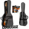 Fourtune Atlas Gri Elektro Gitar Çantası Gigbag Kalın (Soft Case) (Gri, Elektro Gitar)