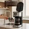 Sinbo SCM-9042 Otomatik Filtre Kahve Makinesi, 14 Fincan 1.8L Cam Hazne, Taşma Önleyici, Zaman Ayarlı, Yıkanabilir Hazne