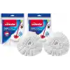 Vileda Turbo Classic mop yedek başlık, mikrofiber, beyaz, 2 adet