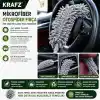 Krafz® Home Teleskopik 3lü Mop Toz Alma Püskülü Çok Fonksiyonlu Temizlik Seti,Boşluk Ve Tavan Temizliği İçin Uzayabilir Toz Alma Seti