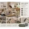 Krafz® Home Teleskopik 3lü Mop Toz Alma Püskülü Çok Fonksiyonlu Temizlik Seti,Boşluk Ve Tavan Temizliği İçin Uzayabilir Toz Alma Seti