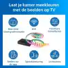 Philips Smart Lighting HDMI Sync Box TV arka ışığı, RGBIC LED şeritler, 55 – 65 inç TVler için, senkronizasyon. m. Film, müzik, HDMI 2.0, 4K, 60 Hzde bağlanır, WiZ ile bağlanır, harici video kaynağı