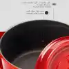 Lava Döküm Yuvarlak Tencere, Trendy, 24 cm, 4.49 L Hacim, Kırmızı