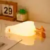 Çocuk Gece Lambası Yumuşak Dokunmatik RGB Renk Modu,Emzirme Işığı Bebek Odası,Dokunmatik Kontrol, USB Şarjı (BPA İÇERMEZ) (Ördek)