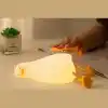 Çocuk Gece Lambası Yumuşak Dokunmatik RGB Renk Modu,Emzirme Işığı Bebek Odası,Dokunmatik Kontrol, USB Şarjı (BPA İÇERMEZ) (Ördek)