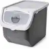 Orret Home 12 Litre Patates Soğan Saklama Kabı Hava Alabilir Kapaklı Sebze Saklama Kutusu Kilitli Kapaklı Sarımsak Organizer Plastik Erzak Saklama Kabı İstiflenebilir Kiler Düzenleyici (ASORTİ RENK)