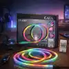RGB Akıllı Pixel Neon LED Set 5 Metre – 7W USB Girişli, Mobil Uygulama ve Kumanda Kontrollü, Müzik Senkronlu, IP65 Su Geçirmez, Kişiselleştirilebilir Renk Efektli, Oyuncu Odası Dekoratif Aydınlatma