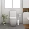 Orret Home Metal WC Fırçası, Krom Tuvalet Temizleme Fırçası, Paslanmaz Çelik Saplı, Dayanıklı ve Hijyenik Banyo Aksesuarı