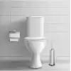 Orret Home Metal WC Fırçası, Krom Tuvalet Temizleme Fırçası, Paslanmaz Çelik Saplı, Dayanıklı ve Hijyenik Banyo Aksesuarı