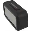 Coverzone Dekoratif Dijital Alarmlı Saat, 12/24 Dönüştürme Gece Görüşlü Yatak Başucu Saati Masa Saati Led Ekran Pilli Çalar Saat 13 x 4.5x 7.5cm (Siyah)