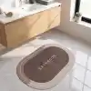 Promosyonca Sihirli Banyo Paspası, Su Emici, Kaymaz Tabanlı, Farklı Model Seçenekleri (Oval-2)