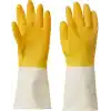 Temizlik eldiveni, parlak sarı-kırık beyaz, M, 2 adet