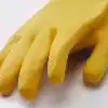 Temizlik eldiveni, parlak sarı-kırık beyaz, M, 2 adet