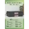 Pencereli Baza Hurç Baza Altı Düzenleyici Set (64 * 45 * 22 Cm, Adet, 6)