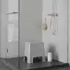Büyük Boy Kaymaz Banyo Taburesi - 150 kg Taşıma Kapasiteli Kaydırmaz Banyo Taburesi - Çocuk Taburesi - Basamak Tabure - 1. Sınıf Sert Plastik 45 x 40 x 24 cm (Büyük Boy Gri)