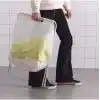 IKEA 50 Litre Beyaz,Katlanır, Çamaşır Sepeti Açılır Kapanır Pratik Kirli Sepeti 50 Lt U42X G43X Y60 cm