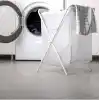 IKEA 50 Litre Beyaz,Katlanır, Çamaşır Sepeti Açılır Kapanır Pratik Kirli Sepeti 50 Lt U42X G43X Y60 cm