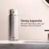 Xenon Smart Sensörlü Sıvı Sabunluk Temassız Otomatik Sabun Dispenseri 300 ml 1500 mAh Type-C Şarjlı Paslanmaz Çelik 2 Kademeli Gri X6840