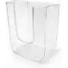 Orret Home Duvara Yapıştırılabilir Islak Mendil Kutusu, Şeffaf Kırılmaz Plastik Mendillik Peçetelik, Yapışkanlı Duvar Tipi Islak Mendil Tutucu Organizer, Banyo Mutfak, 11,5 x 8,5 x 14 cm