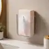 Orret Home Duvara Yapıştırılabilir Islak Mendil Kutusu, Şeffaf Kırılmaz Plastik Mendillik Peçetelik, Yapışkanlı Duvar Tipi Islak Mendil Tutucu Organizer, Banyo Mutfak, 11,5 x 8,5 x 14 cm