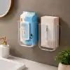 Orret Home Duvara Yapıştırılabilir Islak Mendil Kutusu, Şeffaf Kırılmaz Plastik Mendillik Peçetelik, Yapışkanlı Duvar Tipi Islak Mendil Tutucu Organizer, Banyo Mutfak, 11,5 x 8,5 x 14 cm