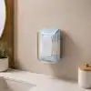 Orret Home Duvara Yapıştırılabilir Islak Mendil Kutusu, Şeffaf Kırılmaz Plastik Mendillik Peçetelik, Yapışkanlı Duvar Tipi Islak Mendil Tutucu Organizer, Banyo Mutfak, 11,5 x 8,5 x 14 cm