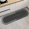 FETHİYE TOPTAN Sihirli Paspas Banyo Paspası Su Emici Mutfak Koridor Paspas Kaymaz Tabanlı 40cm - 120cm Yuvarlak