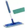 Silva Mikrofiber Tekli Islak Mop Set - Yalnızca Islak Bez Dahil (1 Adet), 90-156 cm Teleskopik Alüminyum Sap, 360 Derece Dönen Cırtlı Başlık, Laminat Parke Fayans ve Mermer İçin